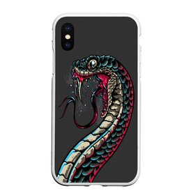 Чехол для iPhone XS Max матовый с принтом Viper в городе Новоалтайск, Силикон | Область печати: задняя сторона чехла, без боковых панелей | animals | art | poison | snake | venom | venomous | viper | арт | гадюка | животное | животные | змеи | змей | змея | картинка | картинки | прикольная | прикольные | яд | ядовитая | ядовитый
