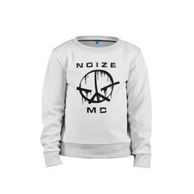 Детский свитшот хлопок с принтом Noize MC в городе Новоалтайск, 100% хлопок | круглый вырез горловины, эластичные манжеты, пояс и воротник | face2face | mc | noize | noize mc | protivo gunz | rыchigy mashыn 13 | v.i.p | алексеев | иван алексеев | мс | ноиз | ноиз мс | нойз | нойз мс | реп | рок | рэп | хип хоп | шум | шуметь
