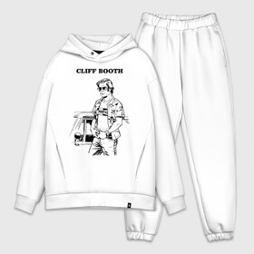 Мужской костюм хлопок OVERSIZE с принтом CLIFF BOOTH в городе Новоалтайск,  |  | brad pitt | champion | cliff booth | stuntman | актер | бред питт | брэд питт | дублер | каскадер | квентин тарантино | клиф бут | однажды в голливуде | чемпион