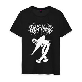 Мужская футболка хлопок с принтом GHOSTEMANE в городе Новоалтайск, 100% хлопок | прямой крой, круглый вырез горловины, длина до линии бедер, слегка спущенное плечо. | eric whitney | ghostemane | trash | треш