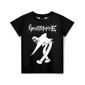 Детская футболка 3D с принтом GHOSTEMANE в городе Новоалтайск, 100% гипоаллергенный полиэфир | прямой крой, круглый вырез горловины, длина до линии бедер, чуть спущенное плечо, ткань немного тянется | Тематика изображения на принте: eric whitney | ghostemane | trash | треш