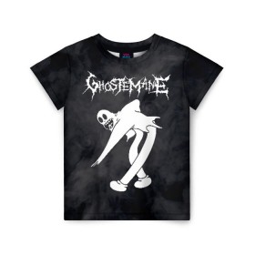 Детская футболка 3D с принтом GHOSTEMANE в городе Новоалтайск, 100% гипоаллергенный полиэфир | прямой крой, круглый вырез горловины, длина до линии бедер, чуть спущенное плечо, ткань немного тянется | Тематика изображения на принте: eric whitney | ghostemane | trash | треш