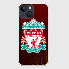 Чехол для iPhone 13 mini с принтом LIVERPOOL в городе Новоалтайск,  |  | lfc | liverpool | sport | ynwa | ливерпуль | лфк | спорт