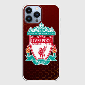 Чехол для iPhone 13 Pro Max с принтом LIVERPOOL в городе Новоалтайск,  |  | Тематика изображения на принте: lfc | liverpool | sport | ynwa | ливерпуль | лфк | спорт