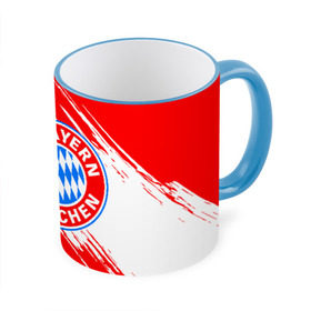 Кружка с принтом BAYERN MUNCHEN в городе Новоалтайск, керамика | ёмкость 330 мл | bayern | bayern munchen | fc bayern | football | football club | sport | бавария | спорт | футбол | футбольный клуб