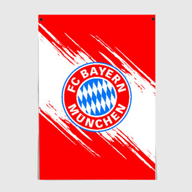 Постер с принтом BAYERN MUNCHEN в городе Новоалтайск, 100% бумага
 | бумага, плотность 150 мг. Матовая, но за счет высокого коэффициента гладкости имеет небольшой блеск и дает на свету блики, но в отличии от глянцевой бумаги не покрыта лаком | bayern | bayern munchen | fc bayern | football | football club | sport | бавария | спорт | футбол | футбольный клуб