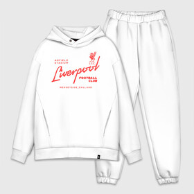 Мужской костюм хлопок OVERSIZE с принтом Ливерпуль в городе Новоалтайск,  |  | liverpool | liverpool fc | ynwa | you never walk alone | ливерпуль | фан ливерпуля | фанатская | футбол | футболист | футбольный клуб | энфильд