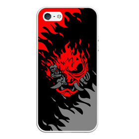 Чехол для iPhone 5/5S матовый с принтом CYBERPUNK 2077 SAMURAI в городе Новоалтайск, Силикон | Область печати: задняя сторона чехла, без боковых панелей | cd project red | cyberpunk 2077 | keanu reeves | samurai | киану ривз | киберпанк 2077 | самураи