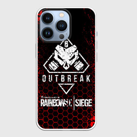 Чехол для iPhone 13 Pro с принтом RAINBOW SIX | SIEGE OUTBREAK в городе Новоалтайск,  |  | Тематика изображения на принте: 6 | outbreak | rainbow | rainbow six siege | six | tom clancys | радуга осада | том клэнси