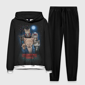 Мужской костюм 3D (с толстовкой) с принтом Stranger Things в городе Новоалтайск,  |  | 11 | buster | cat | demogorgon | ghost | stranger things | демогоргон | загадочные события | изнанка | кот | котенок | кошка | монстр | охотники | очень странные дела | приведения