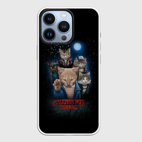 Чехол для iPhone 13 Pro с принтом Stranger Things в городе Новоалтайск,  |  | Тематика изображения на принте: 11 | buster | cat | demogorgon | ghost | stranger things | демогоргон | загадочные события | изнанка | кот | котенок | кошка | монстр | охотники | очень странные дела | приведения