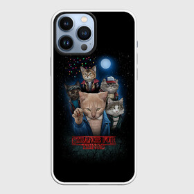 Чехол для iPhone 13 Pro Max с принтом Stranger Things в городе Новоалтайск,  |  | Тематика изображения на принте: 11 | buster | cat | demogorgon | ghost | stranger things | демогоргон | загадочные события | изнанка | кот | котенок | кошка | монстр | охотники | очень странные дела | приведения