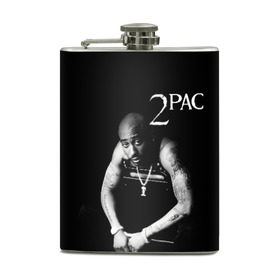 Фляга с принтом 2pac в городе Новоалтайск, металлический корпус | емкость 0,22 л, размер 125 х 94 мм. Виниловая наклейка запечатывается полностью | 2pac | changes | nigga | oldschool | pac | rap | нигга | олдскулл | пак | рэп | тупак