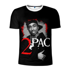 Мужская футболка 3D спортивная с принтом 2pac в городе Новоалтайск, 100% полиэстер с улучшенными характеристиками | приталенный силуэт, круглая горловина, широкие плечи, сужается к линии бедра | 2pac | changes | nigga | oldschool | pac | rap | нигга | олдскулл | пак | рэп | тупак