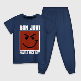 Детская пижама хлопок с принтом Bon Jovi в городе Новоалтайск, 100% хлопок |  брюки и футболка прямого кроя, без карманов, на брюках мягкая резинка на поясе и по низу штанин
 | bon jovi | john | альбом | арена | бон | бон джови | глэм | группа | джови | джон | метал | музыка | надпись | песни | поп | попрок | рок | рокер | смайл | солист | софт | стена | хард | хеви | хевиметал