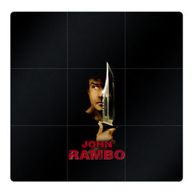 Магнитный плакат 3Х3 с принтом John Rambo в городе Новоалтайск, Полимерный материал с магнитным слоем | 9 деталей размером 9*9 см | action | army | blood | first | john | last | rambo | stallone | states | sylvester | united | usa | армия | боевик | джон | кровь | первая | последняя | рэмбо | сильвестр | сталлоне | сша