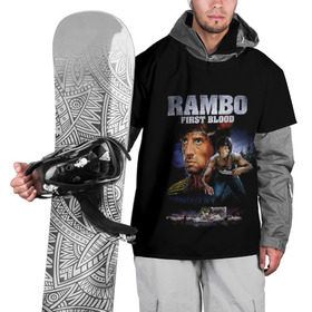 Накидка на куртку 3D с принтом Rambo: First Blood в городе Новоалтайск, 100% полиэстер |  | Тематика изображения на принте: action | army | blood | first | john | last | rambo | stallone | states | sylvester | united | usa | армия | боевик | джон | кровь | первая | последняя | рэмбо | сильвестр | сталлоне | сша