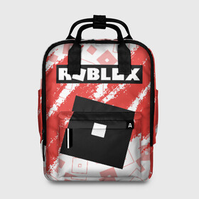 Женский рюкзак 3D с принтом ROBLOX в городе Новоалтайск, 100% полиэстер | лямки с регулируемой длиной, сверху ручки, чтобы рюкзак нести как сумку. Основное отделение закрывается на молнию, как и внешний карман. Внутри два дополнительных кармана, один из которых закрывается на молнию. По бокам два дополнительных кармашка, куда поместится маленькая бутылочка
 | roblox | roblox simulator. | код роблокс | роблокс | роблокс симулятор