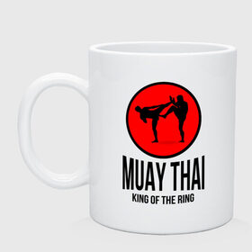 Кружка с принтом Muay thai (двухсторонняя) в городе Новоалтайск, керамика | объем — 330 мл, диаметр — 80 мм. Принт наносится на бока кружки, можно сделать два разных изображения | Тематика изображения на принте: boxer | boxing | fight | fighting | king of the ring | muay thai | боксер | король ринга | муай тай | тайский бокс