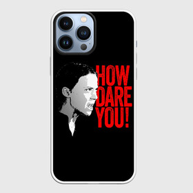 Чехол для iPhone 13 Pro Max с принтом How Dare You в городе Новоалтайск,  |  | girl | girls | greta | greta thunberg | world | активист | активистка | грета | грета тунберг | девочка | защита | земля | знаменитости | знаменитость | климат