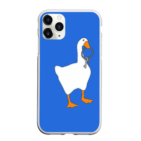 Чехол для iPhone 11 Pro Max матовый с принтом Untitled Goose Game в городе Новоалтайск, Силикон |  | epic store | ugg | untitled goose game | гусь | игра без названия | игра про гуся | неназванная игра про гуся