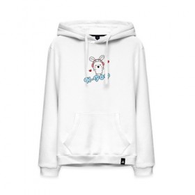 Мужская толстовка с принтом K-Pop Cute Kawaii Bunny в городе Новоалтайск, френч-терри, мягкий теплый начес внутри (100% хлопок) | карман-кенгуру, эластичные манжеты и нижняя кромка, капюшон с подкладом и шнурком | bts | k pop | korean | music | pop | twice | txt | зая | заяц | корейский | корея | кролик | лапочка | милый | мимими | музыка | поп