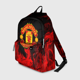 Рюкзак 3D с принтом МАНЧЕСТЕР ЮНАЙТЕД | FCMU | MANCHESTER UNITED в городе Новоалтайск, 100% полиэстер | лямки с регулируемой длиной, сверху петелька, чтобы рюкзак можно было повесить на вешалку. Основное отделение закрывается на молнию, как и внешний карман. Внутри два дополнительных кармана, один из которых закрывается на молнию. По бокам два дополнительных кармашка | bright | fc | fcmu | fire | flame | football | football club | heat | light | manchester united | red devils | sport | wildfire | искры | красные дьяволы | манчестер юнайтед | огненный | огонь | пламя | пожар | спорт | фк | фкмю