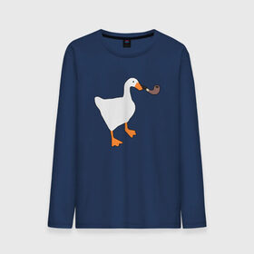Мужской лонгслив хлопок с принтом Untitled Goose в городе Новоалтайск, 100% хлопок |  | Тематика изображения на принте: evil | game | goose | mem | memes | untitled | гусь | злой | игра | мем | осторожно