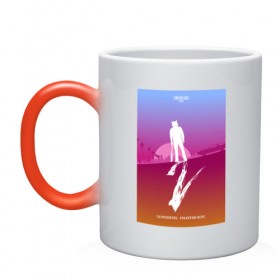 Кружка хамелеон с принтом hotline miami в городе Новоалтайск, керамика | меняет цвет при нагревании, емкость 330 мл | game | hotline | hotlinemimai | miami | outrun | retro | retrowave | synth | synthwave | videogame | wave | видеоигра | игра | маями | хотлайн