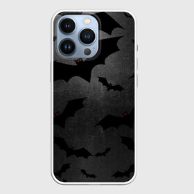Чехол для iPhone 13 Pro с принтом Летучие мыши повсюду в городе Новоалтайск,  |  | bat | bats | halloween | halloweenparty | в подарок | вампиры | для подарка | летучие | летят | мыши | мышь | напугать | темная | хеллоуин | хэллоуин | черный