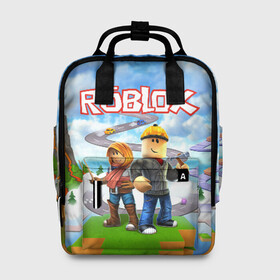 Женский рюкзак 3D с принтом ROBLOX в городе Новоалтайск, 100% полиэстер | лямки с регулируемой длиной, сверху ручки, чтобы рюкзак нести как сумку. Основное отделение закрывается на молнию, как и внешний карман. Внутри два дополнительных кармана, один из которых закрывается на молнию. По бокам два дополнительных кармашка, куда поместится маленькая бутылочка
 | roblox | roblox simulator. | код роблокс | роблокс | роблокс симулятор