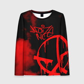 Женский лонгслив 3D с принтом Noize MC в городе Новоалтайск, 100% полиэстер | длинные рукава, круглый вырез горловины, полуприлегающий силуэт | face2face | mc | noize | noize mc | protivo gunz | rыchigy mashыn 13 | v.i.p | алексеев | иван алексеев | мс | ноиз | ноиз мс | нойз | нойз мс | реп | рок | рэп | хип хоп | шум | шуметь