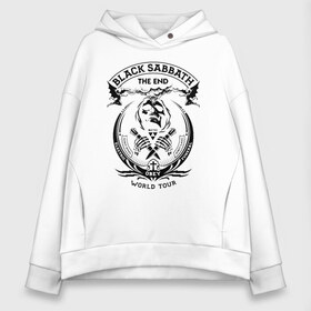 Женское худи Oversize хлопок с принтом Black Sabbath в городе Новоалтайск, френч-терри — 70% хлопок, 30% полиэстер. Мягкий теплый начес внутри —100% хлопок | боковые карманы, эластичные манжеты и нижняя кромка, капюшон на магнитной кнопке | black sabbath | ozzy osbourne | блек | блэк | гизер батлер | группа | метал | музыка | надпись | озборн | оззи | ози | осборн | песни | рок | сабат | сабатаж | сабатх | тони ай | хард рок | хеви метал