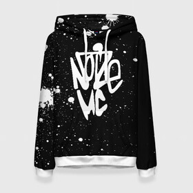 Женская толстовка 3D с принтом Noize MC в городе Новоалтайск, 100% полиэстер  | двухслойный капюшон со шнурком для регулировки, мягкие манжеты на рукавах и по низу толстовки, спереди карман-кенгуру с мягким внутренним слоем. | face2face | mc | noize | noize mc | protivo gunz | rыchigy mashыn 13 | v.i.p | алексеев | иван алексеев | мс | ноиз | ноиз мс | нойз | нойз мс | реп | рок | рэп | хип хоп | шум | шуметь