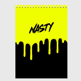 Скетчбук с принтом NASTY JUICE в городе Новоалтайск, 100% бумага
 | 48 листов, плотность листов — 100 г/м2, плотность картонной обложки — 250 г/м2. Листы скреплены сверху удобной пружинной спиралью | bad | baddrip | cloud | coil | drip | juice | nasty | smoke | vape | wape | бак | бэд дрип | вейп | вейпер | дрипка | дым | койл | культура | мод | нэсти | облако | пар | хипстер
