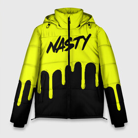Мужская зимняя куртка 3D с принтом NASTY JUICE в городе Новоалтайск, верх — 100% полиэстер; подкладка — 100% полиэстер; утеплитель — 100% полиэстер | длина ниже бедра, свободный силуэт Оверсайз. Есть воротник-стойка, отстегивающийся капюшон и ветрозащитная планка. 

Боковые карманы с листочкой на кнопках и внутренний карман на молнии. | bad | baddrip | cloud | coil | drip | juice | nasty | smoke | vape | wape | бак | бэд дрип | вейп | вейпер | дрипка | дым | койл | культура | мод | нэсти | облако | пар | хипстер