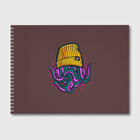 Альбом для рисования с принтом Octopus(Lil Peep GBC) в городе Новоалтайск, 100% бумага
 | матовая бумага, плотность 200 мг. | Тематика изображения на принте: gbc | lil | peep | rap | rock | бордовый | желтый | зеленый | исполнитель | картинка | надпись на спине | осьминог | редактируемый дизайн | рок | рэп | рэпер | сочный цвет | фиолетовый