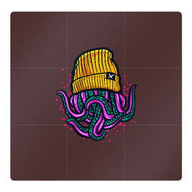 Магнитный плакат 3Х3 с принтом Octopus(Lil Peep, GBC) в городе Новоалтайск, Полимерный материал с магнитным слоем | 9 деталей размером 9*9 см | gbc | lil | peep | rap | rock | бордовый | желтый | зеленый | исполнитель | картинка | надпись на спине | осьминог | редактируемый дизайн | рок | рэп | рэпер | сочный цвет | фиолетовый