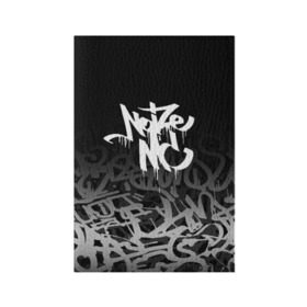 Обложка для паспорта матовая кожа с принтом NOIZE MC в городе Новоалтайск, натуральная матовая кожа | размер 19,3 х 13,7 см; прозрачные пластиковые крепления | noize mc | нойз мс