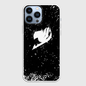 Чехол для iPhone 13 Pro Max с принтом Белая эмблема Хвоста Феи на черном фоне в городе Новоалтайск,  |  | Тематика изображения на принте: fairy tail | акнология | грей | демон | зереф | игнил | люси хартфилия | мавис вермилион | маг | маги | манга | нацу | нацу драгнил | сердце гримуара | тартарос | хвост феи | хэппи | эльза скарлет