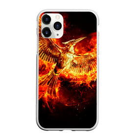 Чехол для iPhone 11 Pro матовый с принтом Феникс в огне в городе Новоалтайск, Силикон |  | Тематика изображения на принте: fire | flame | phoenix | крылья | огонь | перья | пламя | птица | феникс