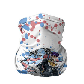 Бандана-труба 3D с принтом JoJo`s Bizarre Adventure в городе Новоалтайск, 100% полиэстер, ткань с особыми свойствами — Activecool | плотность 150‒180 г/м2; хорошо тянется, но сохраняет форму | adventure | bizarre | joestar | jojo | jojos | jonathan | joseph | joutarou | kuujou | manga | джоджо | джозеф | джонатан | джостар | дзётаро | кудзё | манга | невероятные | приключения