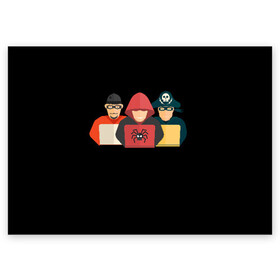Поздравительная открытка с принтом HackTeam в городе Новоалтайск, 100% бумага | плотность бумаги 280 г/м2, матовая, на обратной стороне линовка и место для марки
 | Тематика изображения на принте: hackteam | код | ноут | ноутбук | ноутбуки | пират | программист | программистам | программисты | хакер | хакеры