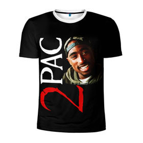 Мужская футболка 3D спортивная с принтом 2pac в городе Новоалтайск, 100% полиэстер с улучшенными характеристиками | приталенный силуэт, круглая горловина, широкие плечи, сужается к линии бедра | 2pac | nigga | oldschool | pac | rap | нигга | олдскулл | пак | рэп | тупак