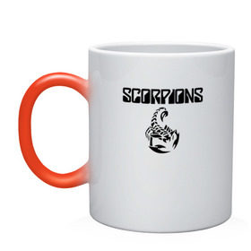 Кружка хамелеон с принтом SCORPIONS в городе Новоалтайск, керамика | меняет цвет при нагревании, емкость 330 мл | Тематика изображения на принте: scorpions | клаус майне | маттиас ябс | микки ди | павел мончивода | рудольф шенкер | скорпион | скорпионс