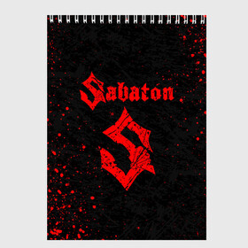 Скетчбук с принтом SABATON в городе Новоалтайск, 100% бумага
 | 48 листов, плотность листов — 100 г/м2, плотность картонной обложки — 250 г/м2. Листы скреплены сверху удобной пружинной спиралью | sabaton | даниель муллбак | йоаким броден | крис рёланд | оскар монтелиус | пэр сундстрём | рикард сунден | сабатон | тоббе энглунд | томми юханссон | ханнес ван дал