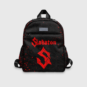 Детский рюкзак 3D с принтом SABATON в городе Новоалтайск, 100% полиэстер | лямки с регулируемой длиной, сверху петелька, чтобы рюкзак можно было повесить на вешалку. Основное отделение закрывается на молнию, как и внешний карман. Внутри дополнительный карман. По бокам два дополнительных кармашка | sabaton | даниель муллбак | йоаким броден | крис рёланд | оскар монтелиус | пэр сундстрём | рикард сунден | сабатон | тоббе энглунд | томми юханссон | ханнес ван дал
