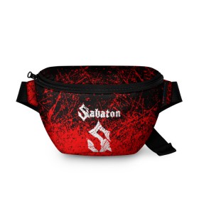 Поясная сумка 3D с принтом SABATON в городе Новоалтайск, 100% полиэстер | плотная ткань, ремень с регулируемой длиной, внутри несколько карманов для мелочей, основное отделение и карман с обратной стороны сумки застегиваются на молнию | sabaton | даниель муллбак | йоаким броден | крис рёланд | оскар монтелиус | пэр сундстрём | рикард сунден | сабатон | тоббе энглунд | томми юханссон | ханнес ван дал