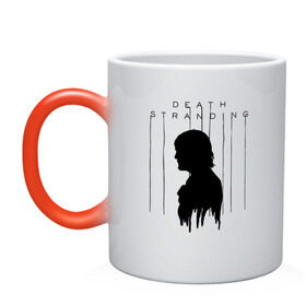 Кружка хамелеон с принтом DEATH STRANDING в городе Новоалтайск, керамика | меняет цвет при нагревании, емкость 330 мл | bridges uca | death stranded | death stranding | fragile express. | kojima productions | mikkelsen | void if tampered | кодзима гений | мадс миккельсен