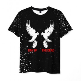 Мужская футболка 3D с принтом HOLLYWOOD UNDEAD в городе Новоалтайск, 100% полиэфир | прямой крой, круглый вырез горловины, длина до линии бедер | deuce | hollywood undead | hu | j dog | shady jeff | голивудская нежить | голливуд | даниэль мурильо | джордан террелл | джордж артур рейган | дилан альварес | мэттью сент клер | нежить